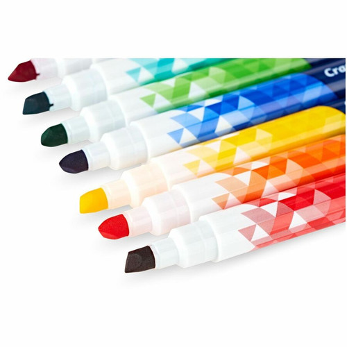 Crayola Dual-Ended Markers - Chisel, Brush Marker Point Style - Multicolor - 12 / Pack (CYO588314)