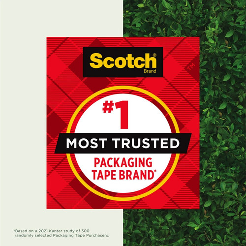 Scotch Box Lock Packaging Tape Refill - 25 yd Length x 1.88" Width - 8 / Carton - Brown (MMM7850238GC)