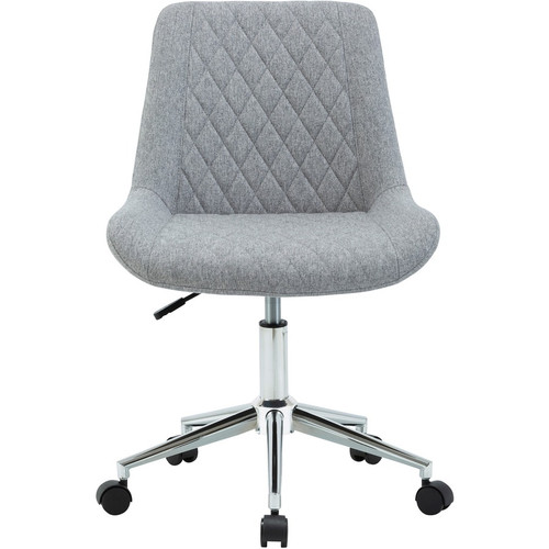 LYS Low Back Office Chair - Gray Plywood, Fabric Seat - Gray Plywood, Fabric Back - Low Back - 1 (LYSCH304FNGY)