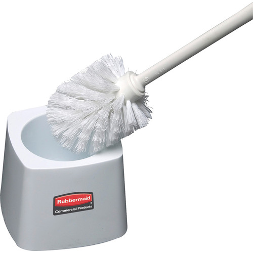 Rubbermaid Toilet Bowl Brush - Polypropylene Bristle - 1.13" Brush Face - 15" Overall Length - - 1 (RCP631000WE)