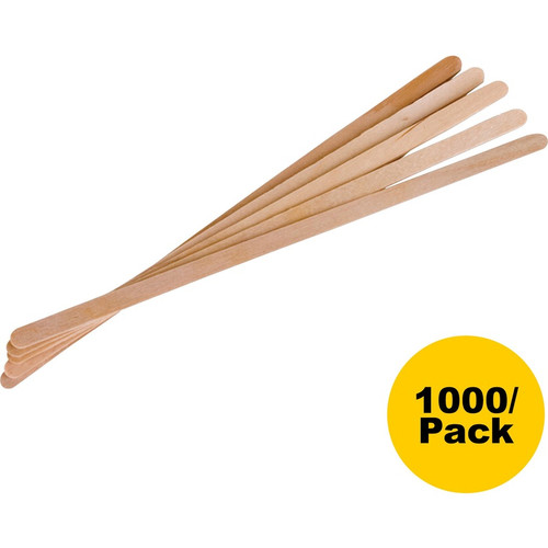 Eco-Products 7" Wooden Stir Sticks - 7" Length - Wood - 1000 / Pack - Woodgrain (ECONTSTC10C)