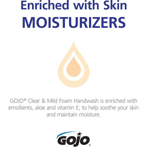 Gojo ADX-12 Clear/Mild Handwash Refill - 42.3 fl oz (1250 mL) - Push Pump Dispenser - Hand, - (GOJ881103)