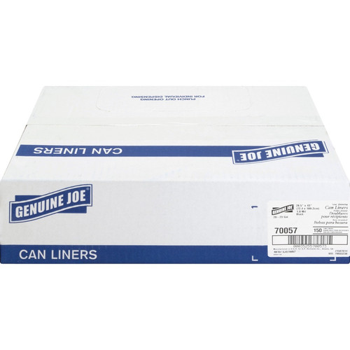 Genuine Joe Slim Jim 23-gallon Can Liners - Medium Size - 23 gal Capacity - 28.50" Width x 43" - - (GJO70057)