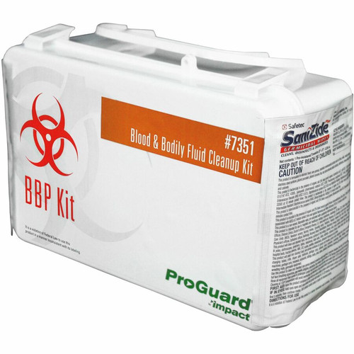 ProGuard Blood/Bodily Fluid Cleanup Kit - Plastic Case - 1 Each (PGD7351)