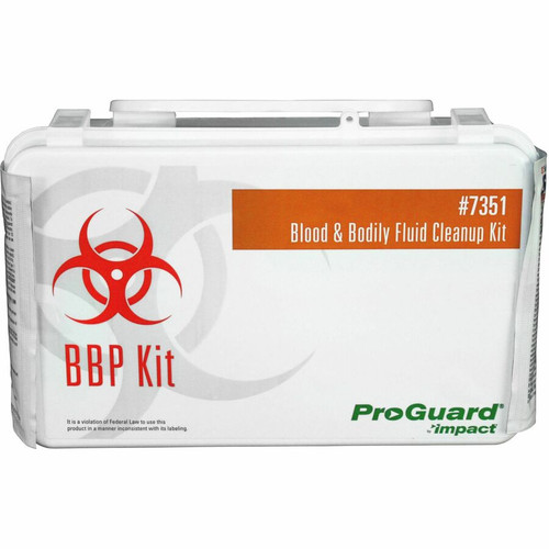 ProGuard Blood/Bodily Fluid Cleanup Kit - Plastic Case - 1 Each (PGD7351)