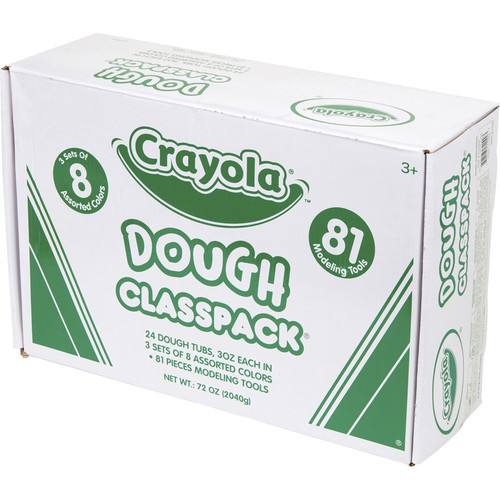 Crayola 8-Color Dough Classpack with Modeling Tools - Modeling, Fun and Learning - Recommended For (CYO570172)