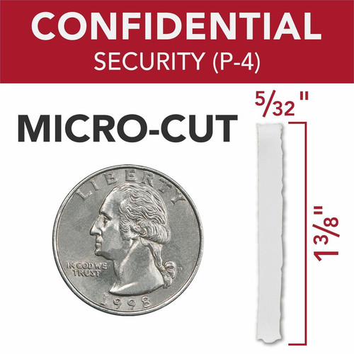GBC Momentum X22-23 Paper Shredder - Continuous Shredder - Micro Cut - 22 Per Pass - for shredding (GBCWSM177004)