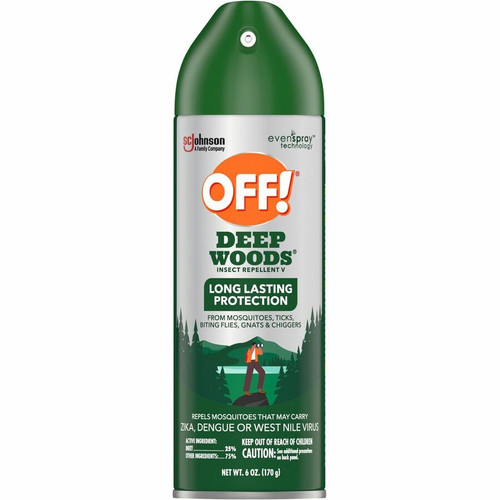 OFF! Deep Woods Insect Repellent - Spray - Kills Bugs, Ticks, Mosquitoes, Black Flies, Sand Flies, (SJN334689)