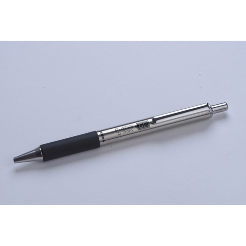 Zebra Pen STEEL 4 Series F-402 Retractable Ballpoint Pen - Fine Pen Point - 0.7 mm Pen Point Size - (ZEB29210)
