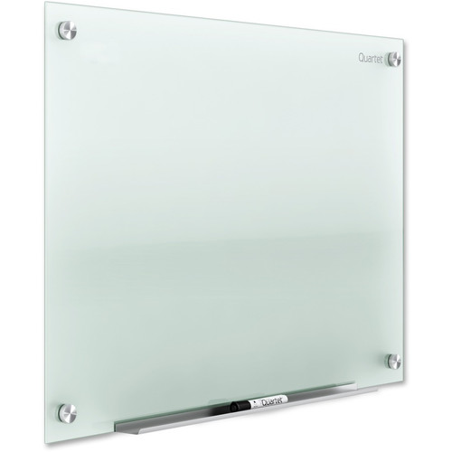 Quartet Infinity Glass Dry-Erase Whiteboard - 24" (2 ft) Width x 18" (1.5 ft) Height - Frost Glass (QRTG2418F)