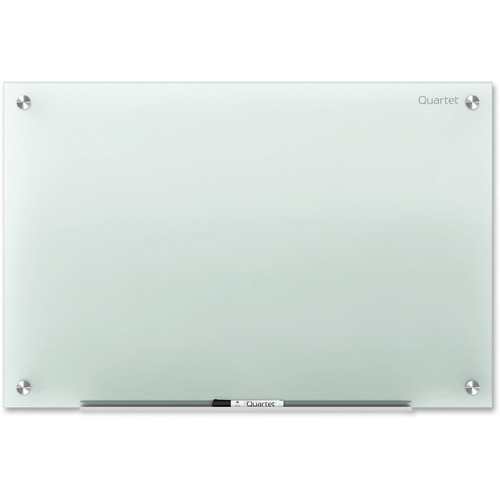 Quartet Infinity Glass Dry-Erase Whiteboard - 48" (4 ft) Width x 36" (3 ft) Height - Frost Tempered (QRTG4836F)