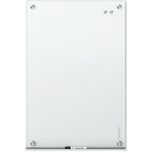 Quartet Infinity Glass Dry-Erase Whiteboard - 96" (8 ft) Width x 48" (4 ft) Height - White Tempered (QRTG9648W)