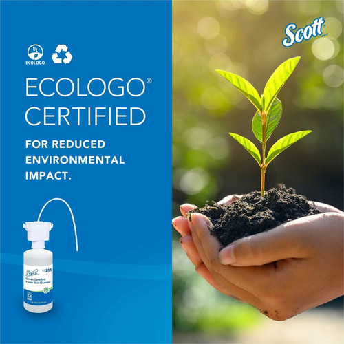 Scott Essential Green Certified Foam Skin Cleanser - Foam - 1.59 quart - Applicable on Hand - - 1 (KCC11285)