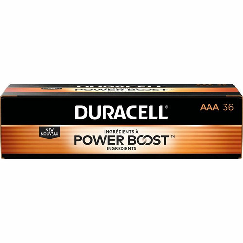 Duracell Coppertop Alkaline AAA Battery 36-Packs - For Multipurpose - AAA - 1.5 V DC - 144 / Carton (DURMN24P36CT)