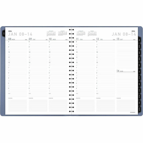 At-A-Glance Contemporary Weekly/Monthly Planner - Large Size - Weekly, Monthly - 12 Month - January (AAG70940X20)