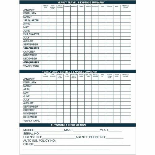 House of Doolittle Expense Log/Memo Page Monthly Planner - Julian Dates - Monthly - 14 Month - 2023 (HOD26802)