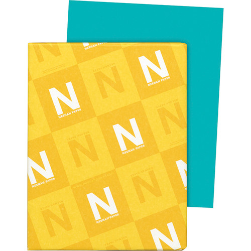 Astrobrights Color Copy Paper - Terrestrial Teal - Letter - 8 1/2" x 11" - 24 lb Basis Weight - 500 (WAU21849)