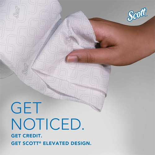 Scott Coreless High-Capacity Jumbo Roll Toilet Paper with Elevated Design - 2 Ply - 3.78" x 1150 ft (KCC07006)