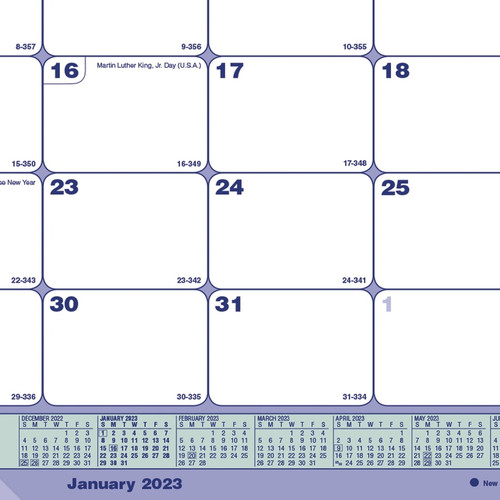 Brownline Magnetic Calendar - Monthly - 12 Month - January 2024 - December 2024 - 1 Month Single - (REDC181700A)
