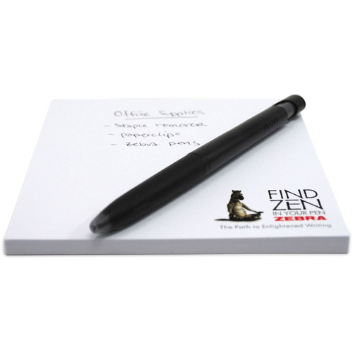 Zebra Pen bLen Retractable Gel Black Barrel 0.7mm Dozen - Medium Pen Point - 0.7 mm Pen Point Size (ZEB41410)