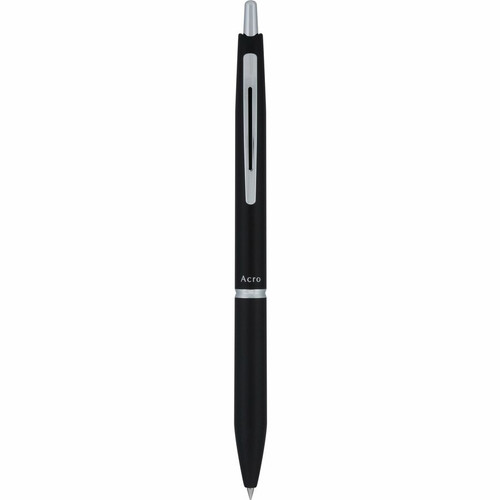 Acroball Ballpoint Pen - Fine Pen Point - 0.7 mm Pen Point Size - Refillable - Retractable - Black (PIL13635)