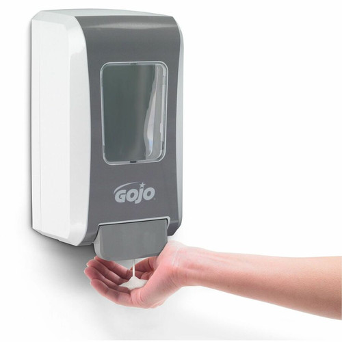 Gojo Push-Style FMX-20 Foam Soap Dispenser - 2.11 quart Capacity - Durable, Rugged, Wall - (GOJ527006)