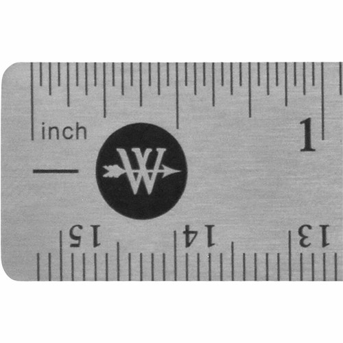 Westcott 6" Stainless Steel Rulers - 6" Length 0.8" Width - 1/16, 1/32 Graduations - Metric, System (ACM10414BX)