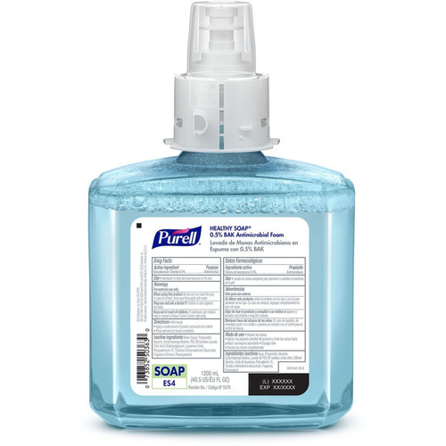 PURELL HEALTHY SOAP ES4 0.5% BAK Antimicrobial Foam Refill - 40.6 fl oz (1200 mL) - - - (GOJ507902)