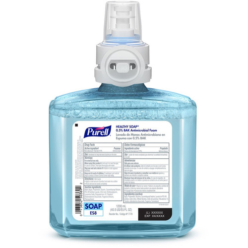 PURELL ES8 HEALTHY SOAP 0.5% BAK Antimicrobial Foam - 40.6 fl oz (1200 mL) - Kill Germs (GOJ777902)