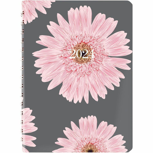 Brownline Essential Daily/Monthly Planner Book - Daily, Monthly - 12 Month - January - December - - (REDCB634G05)