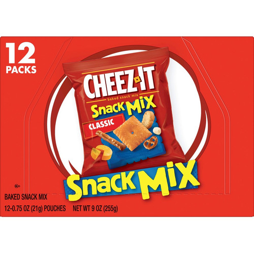 Cheez-It Classic Snack Mix - Cheese - 9 oz - 12 / Box (KEB11720)