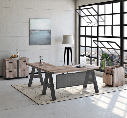 Industrial Return with Metal Corners - 59"W (IDR3624) Industrial Return with Metal Corners - 59"W (IDR3624)