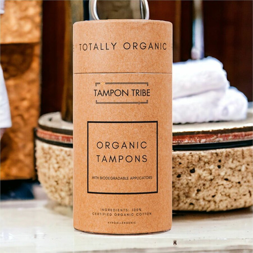 Tampon Tribe Tampon Tubes - 6 / Carton - Natural Brown - Paper (TTBTUBE6)