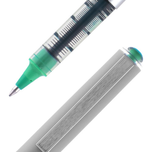uniball Vision Rollerball Pens - Fine Pen Point - 0.7 mm Pen Point Size - Green - 1 / Each (UBC60386)