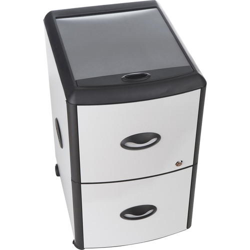 Storex Deluxe File Cabinet - 2-Drawer - 19" x 15" x 23" - 2 x Drawer(s) for File - Letter - - - - - (STX61352U01C)