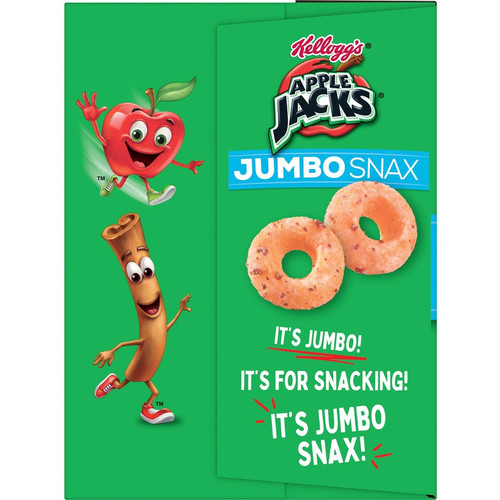 Apple Jacks Jumbo Snax Cereal Snack - No High Fructose Corn Syrup - Apples & Cinnamon - 5.40 oz - / (KEB23453)