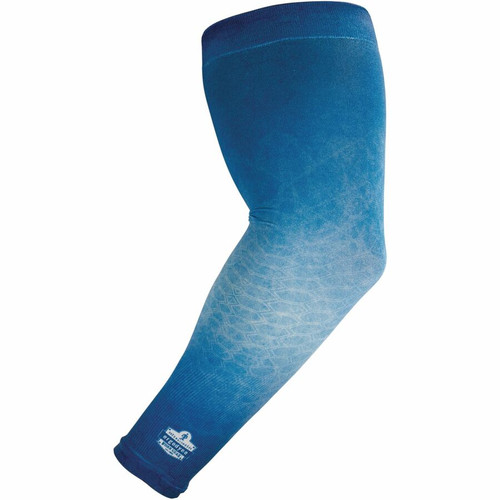 Chill-Its 6695 Sun Protection Arm Sleeves - Blue - UV Protection, Moisture Wicking, Stretchable, (EGO12195)