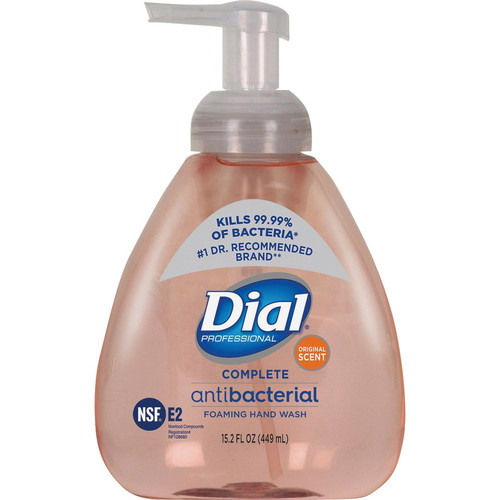 Dial Complete Antibacterial Foaming Hand Wash - Original ScentFor - 15.2 fl oz (449.5 mL) - Pump - (DIA98606CT)