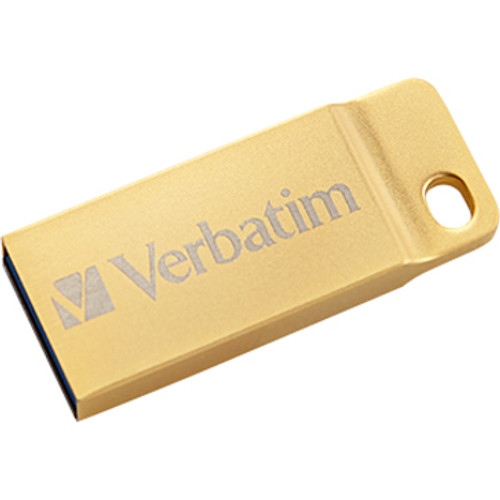 Verbatim 32GB Metal Executive USB 3.0 Flash Drive - Gold - 32 GBUSB 3.0 - Gold (VER99105)