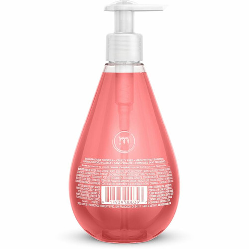 Method Gel Hand Soap - Pink Grapefruit ScentFor - 12 fl oz (354.9 mL) - Pump Bottle Dispenser - - - (MTH00039CT)