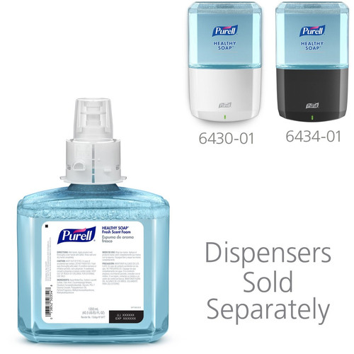 PURELL ES6 HEALTHY SOAP Fresh Scent Foam - Fresh ScentFor - 40.6 fl oz (1200 mL) - Dirt (GOJ647702)