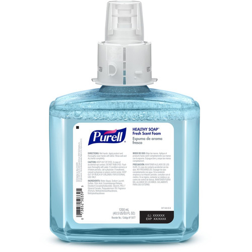PURELL HEALTHY SOAP ES4 Fresh Scent Foam Refill - Fresh ScentFor - 40.6 fl oz (1200 mL) (GOJ507702)