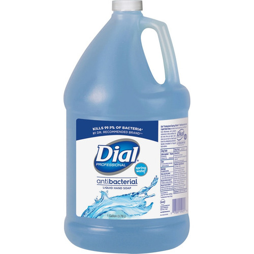 Dial Spring Water Scent Liquid Hand Soap - Spring Water ScentFor - 1 gal (3.8 L) - Kill Germs - - - (DIA15926CT)