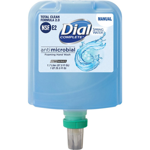 Dial Complete Complete Antibacterial Foaming Hand Wash Refill - Spring Water ScentFor - 57.5 fl oz (DIA19690CT)