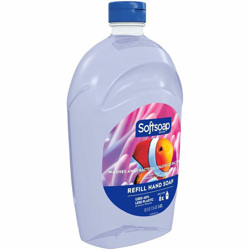 Softsoap Aquarium Design Liquid Hand Soap - Fresh Scent ScentFor - 50 fl oz (1478.7 mL) - Bacteria (CPCUS05262ACT)