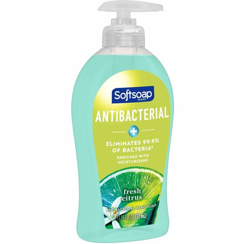 Softsoap Antibacterial Soap Pump - Fresh Citrus ScentFor - 11.3 fl oz (332.7 mL) - Pump Bottle - - (CPCUS03563ACT)