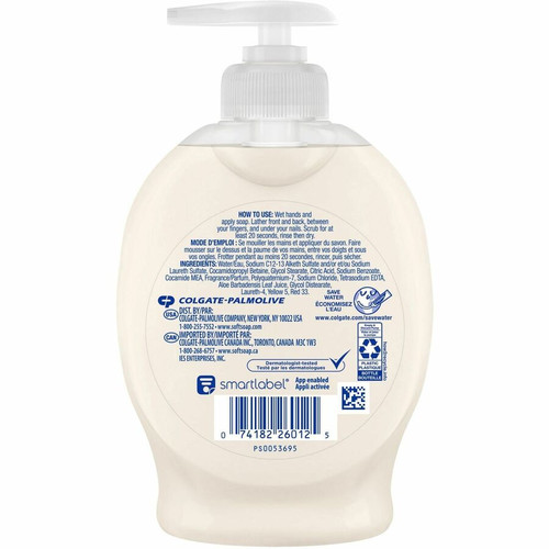 Softsoap Soothing Liquid Hand Soap Pump - Aloe Vera ScentFor - 7.5 fl oz (221.8 mL) - Pump Bottle - (CPCUS04968A)