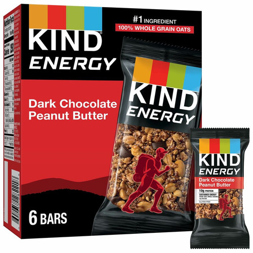 KIND Energy Bars - Trans Fat Free, Gluten-free, Individually Wrapped - Dark Chocolate Peanut Butter (KND28716)
