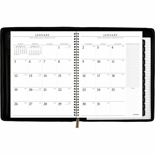 At-A-Glance Executive Appointment Book with Zipper - Large Size - Julian Dates - Weekly, Monthly - (AAG70NX8105)