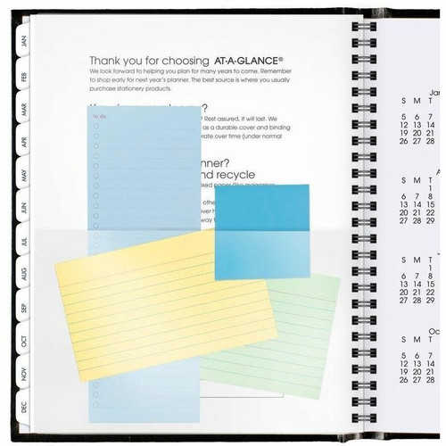 At-A-Glance DayMinder Premiere Planner - Medium Size - Julian Dates - Monthly - 12 Month - January (AAGG400H00)